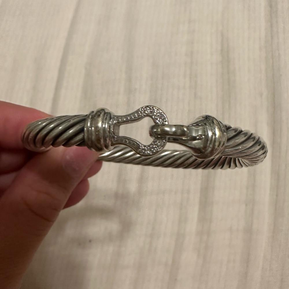 David Yurman Buckle Bracelet in Sterling Silver